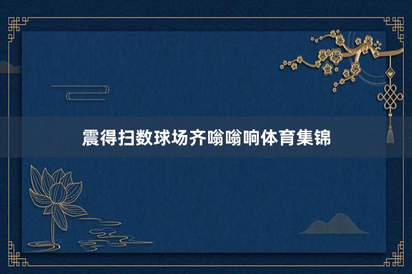 震得扫数球场齐嗡嗡响体育集锦