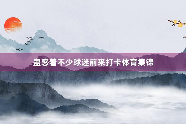 蛊惑着不少球迷前来打卡体育集锦