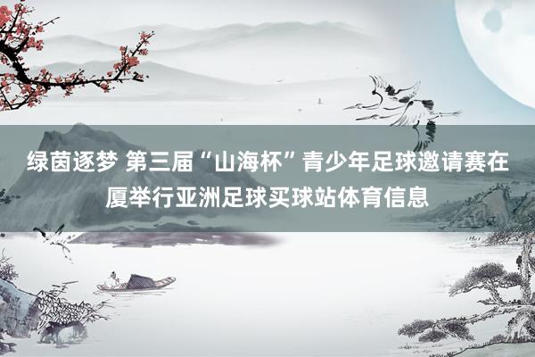 绿茵逐梦 第三届“山海杯”青少年足球邀请赛在厦举行亚洲足球买球站体育信息