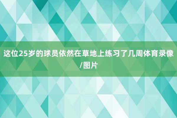 这位25岁的球员依然在草地上练习了几周体育录像/图片