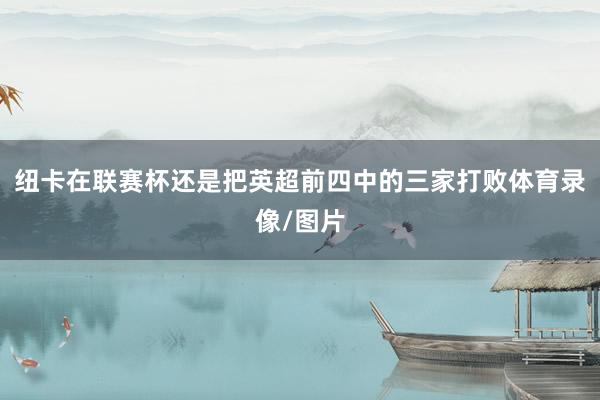 纽卡在联赛杯还是把英超前四中的三家打败体育录像/图片